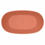 Bañera exenta  ADA  Solid Surface  155 cm x  75  cm acabado Rojo Beige